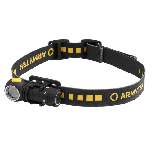 Armytek - Wizard C1 Pro Rechargeable Flashlight / Headlamp - 1000 lm - 900 mAh - White Light - F09001C - LED Flashlights