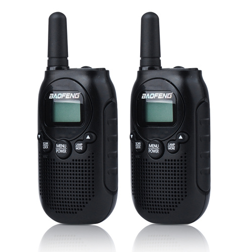 BaoFeng - Walkie talkies PMR BF-T6 Panda - 0.5 W - Black - 2 pcs. - Communication