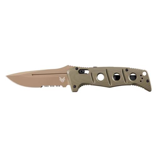 Benchmade - Folding Knife Military Auto Adamas - CPM CruWear - Olive Drab - 2750SFE-2 - Folding Blade Knives