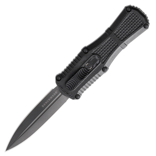 Benchmade - Folding Knife OTF 3375GY Mini Claymore - CPM-D2 - Black - 3375GY - Folding Blade Knives