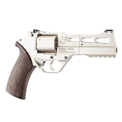 Black Ops - Chiappa Rhino 50DS - CO2 Air Gun - Nickel - ACP002 - Airgun Pistols