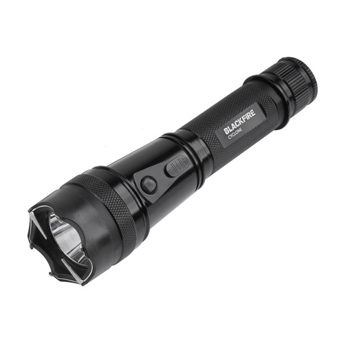 Blackfire - Cyclone Stun Gun with Flashlight - 1,000,000 V - Black - BF-SGCC - LED Flashlights