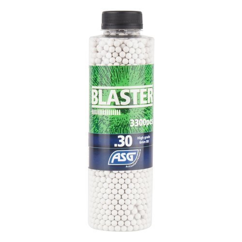 Blaster - Airsoft BB - 0,30 g - 3300 pcs - White - 19405 - 0.30 g & Heavier BBs