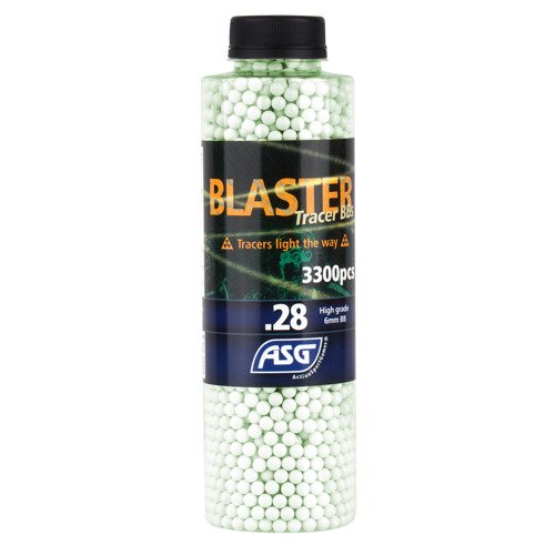 Blaster - Airsoft BB Tracer - 0,28 g - 3300 pcs - Luminescent - 19408 - 0.28 g BBs