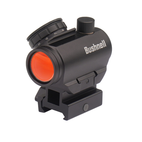 Bushnell - Trophy TRS-25 Red Dot Sight + 0.83'' Picatinny Riser Mount  - 1x20 - Dot 3 MOA - Picatiny / Weaver - BU-731303 - Gift Idea for more than €75