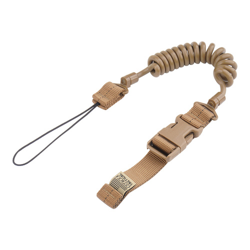 Cetacea Tactical - Basic Belt Loop Pistol Lanyard - Coyote Brown - TA-PRL1B-COY - Tactical Lanyards