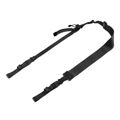 Cetacea Tactical - Quick Adjust Padded 2 Point Sling - Black - TA-20C2PS-BLK - Gun Slings