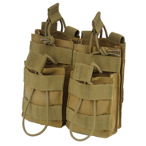 Condor - Double M4 Mag Pouch - MOLLE - Coyote Brown - MA43-498 - Magazine & Ammo Pouches