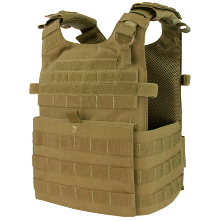 Condor - Gunner Lightweight Plate Carrier - Coyote Brown - 201039-498 - Modular Vests