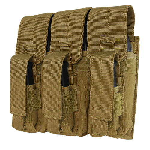 Condor - MOLLE Kangaroo pouch for AK magazines - Triple - Coyote Brown - MA72-498 - Magazine & Ammo Pouches