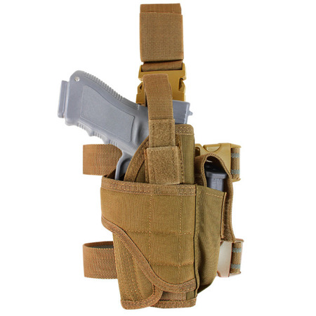 Condor - Tornado Tactical Leg Holster - Coyote Brown - TTLH-498 - Leg Holsters