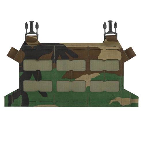 Direct Action - Front Panel Skeletonized Plate Carrier Flap - Woodland - PC-SKFP-CD5-WDL - Accessories