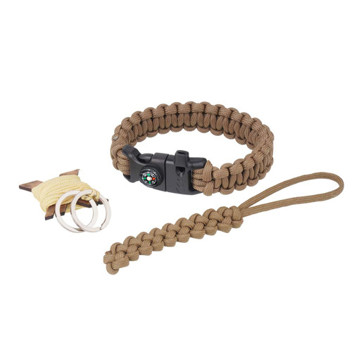 EDCX - Survival Kit - Coyote Brown - 3305 - Paracord