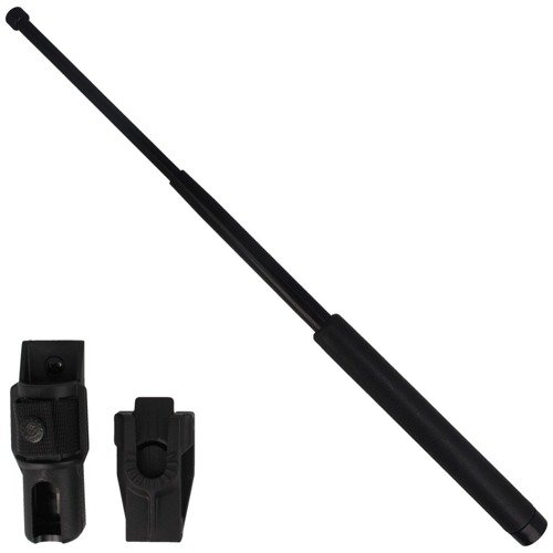 ESP - Hardened expandable baton - 21'' - Smooth imitation leather handle - EXB-21HL BLK BH-54-L - ESP expandable batons