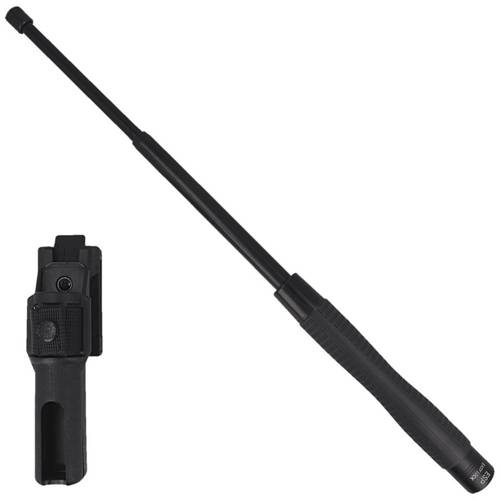 ESP - Hardened expandable baton with holder - 20" - Ergonomic handle - Easy Lock - ExBT-20HE BLK BH-55-A - ESP expandable batons