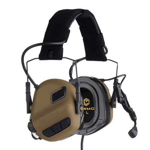 Earmor - M32 PLUS Communication Headset - Coyote Brown - M32-CB (PLUS) - Communication