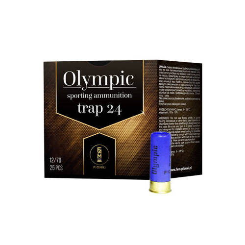 FAM Pionki - Shotgun Ammunition 12/70 Olympic Trap 24 g  - Shotgun Ammunition