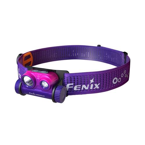 Fenix - HM65R-DT LED Headlamp - 1500 lm - Purple - 039-561 - LED Flashlights