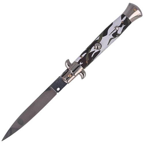 Frank Beltrame - Spring Knife Switch Dagger w/Serigraphy - FB 23/SG - Spring Assisted Knives