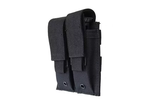 GFC Tactical - Double Pistol Magazine Pouch - MOLLE - Nylon - Black - GFT-19-001406 - Magazine & Ammo Pouches