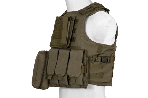 GFC Tactical - FSBE Tactical Vest - Olive - GFT-18-001010 - Integrated Vests