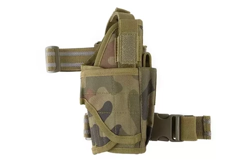 GFC Tactical - Holster Thigh with Magazine Loader - Nylon - Pattern 93 Forest Panther - GFT-29-011418  - Leg Holsters