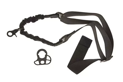 GFC Tactical - Single Point Belt for ASG Replicas Bungee - Black - GFT-24-000228 - Single Point Sling