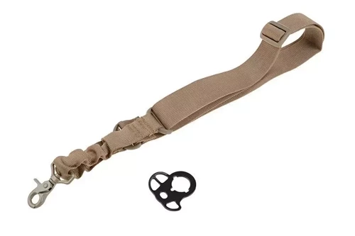 GFC Tactical - Single Point Belt for ASG Replicas Bungee- Tan - GFT-24-008963 - Single Point Sling