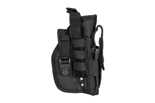 GFC Tactical - Tactical Holster Universal with Magazine Loader - Black - GFT-29-032140 - Modular MOLLE Holsters