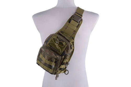 GFC Tactical - Tactical Shoulder Bag - MOLLE - Nylon - Wz. 93 PL Woodland - GFT-20-018816 - Outdoor Bags