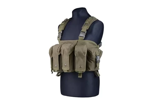 GFC Tactical - Tactical Vest Commando Chest - Olive - GFT-18-009670 - Chest Rig Vests