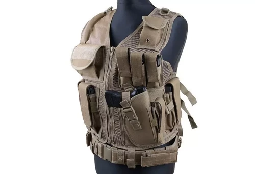 GFC Tactical - Tactical Vest KAM-39 - Brown - GFT-18-001855 - Classic Vests