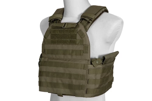 GFC Tactical - Tactical Vest Quick Release Plate Carrier - Olive - GFT-18-030898 - Integrated Vests