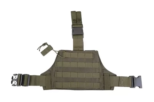 GFC Tactical - Thigh Panel - MOLLE - Nylon - Olive- GFT-19-009686 - Leg panels