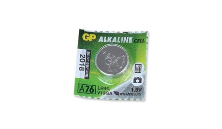 GP - Alkaline Button Cell - V13GA / 357A / LR44 / AG13 / A76 - Mounting Rings & Accessories