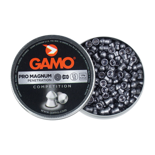 Gamo - Diabolo Pellets Competition Pro Magnum - Caliber 5,5 mm - 250 sztuk - 6321725 - Diabolo