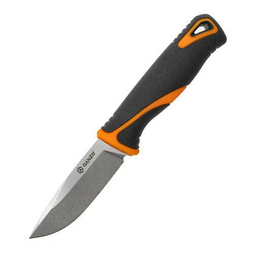 Ganzo - Tactical Knife G807-OR - 9CR14 - Black/Orange - G807-OR - Fixed Blade Knives