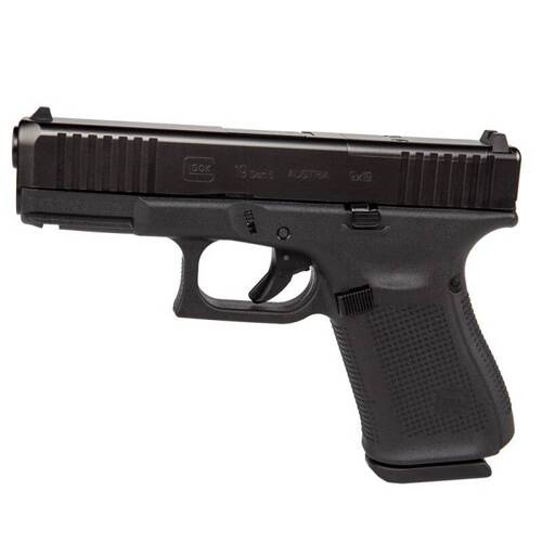 Glock - G19 MOS Gen 5 pistol - 9x19 mm Para - Black - Handguns