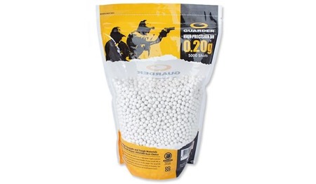 Guarder - Airsoft BB Pellets - 0.20g - 5000 rds - 0.20 g BBs