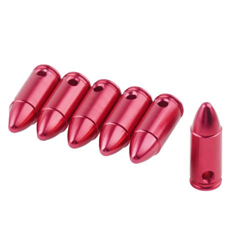 GunPany - Aluminum Snap Caps - 9x19 mm - 6 pcs - SCSC-04P - Snap Caps & Safety Flags