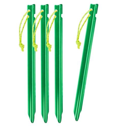 Helikon - Aluminum Tarp Stakes - 4pcs.- Green - PO-TST-AL-82 - Tarps & Tarpaulins