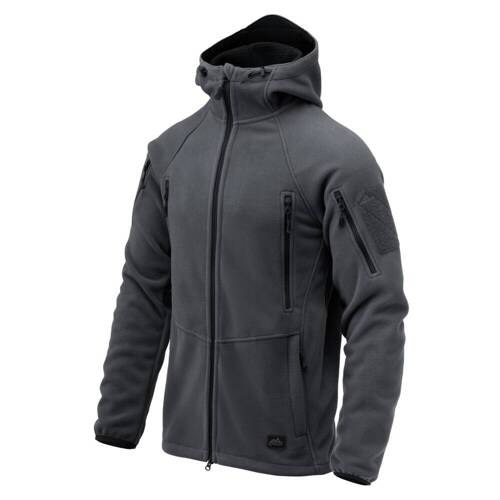 Helikon - Patriot Mk 2 Fleece Jacket - Hybrid Fleece - Shadow Grey / Czarna - BL-PJ2-FH-3501A - Helikon Patriot Fleeces