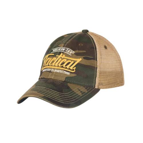 Helikon - Trucker Cap - Woodland / Khaki - CZ-TTC-DW-0313A - Baseball & Patrol Caps