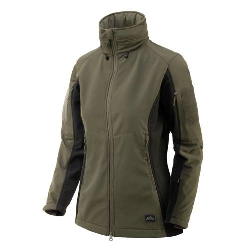 Helikon - Women's Gunfighter Jacket - Black / Taiga Green - KU-GUW-FM-0901A - Military Jackets