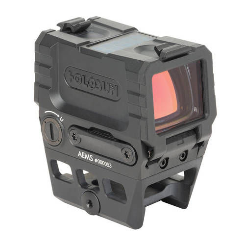 Holosun - AEMS Green Dot Sight - 1/3 Co-Witness Mount - AEMS-221301 - Red Dot Tube Sights