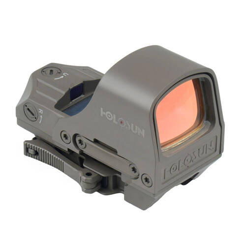 Holosun - Collimator Open Reflex HS510C MRS - Solar Panel - FDE - HS510C-FDE-R - Red Dot Open Sights