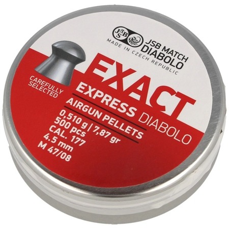 JSB - Diabolo Exact Express - 4.52mm - 500 pcs - 546257-500 - Diabolo