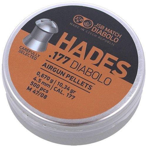 JSB - Diabolo Hades Pellets - .177 / 4.5 mm - 500 psc - 546292-500 - Diabolo