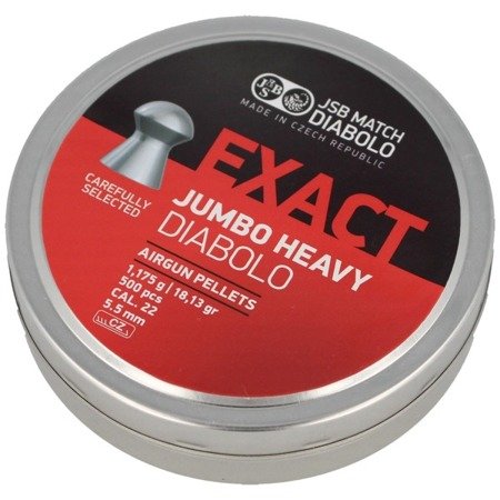 JSB - Exact Jumbo Heavy Pellets - 5.52 mm - 500 pcs - 546287-500 - Diabolo