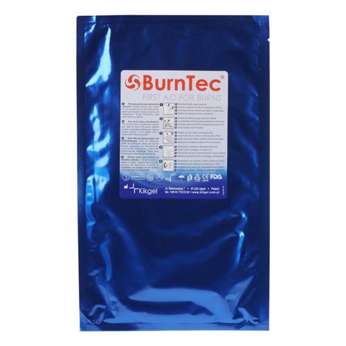 KIKGEL - Sterile, Cooling Gel-Soaked Burn Dressing BurnTec - 12 x 24 cm - NN-MKI-K12B-001 - First Aid